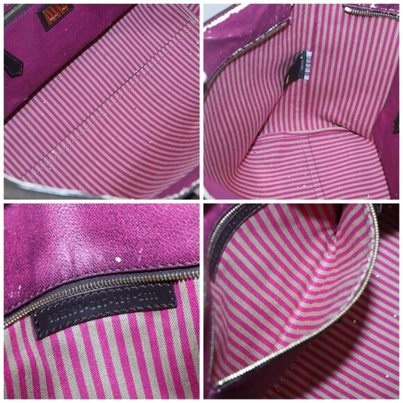 FENDI Zucca Canvas Tote Bag PVC Black Brown - Picture 14 of 15